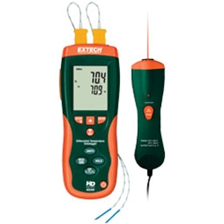 Click here to view larger image HD200 Differential Thermometer Datalogger + IR