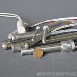 Cartridge Heater: 1/2" diam. x 2.5" long, 100W 120V (0.8A, 144 Ω) - CLEARANCE