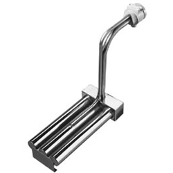 Derated Triple L-SHAPED Metal, 304 Stainless 1500W, Horiz. length 13 in., 15" vert. length