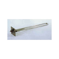 3" Square Flange Heater, 304SS 2kW, 14.5" imm., 50W/sq.in