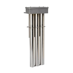 DERATED Triple Metal OTS Steel Heater, 1500W, Hot zone, 6 in., 11" overall length