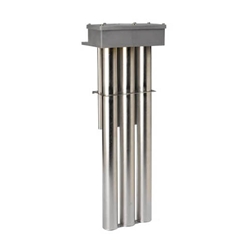 DERATED Triple Metal OTS Steel Heater, 12000W, Hot zone, 37 in., 47" overall length