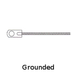 Grounded Ring Thermocouple .20 inch ID Ring Size with Fiberglass Insulated Leadwires