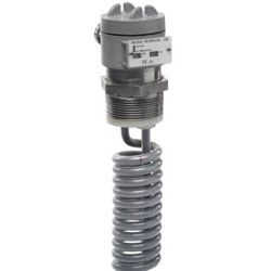 Fluoropolymer Screw Plug Heater, 2.5 In. NPT, 5000W, 30 In. Overall Length