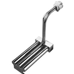 Derated Triple L-SHAPED Metal, Plain Steel, 4500W, Horiz. length 22 in., 37" vert. length