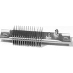 Finned Strip Heaters, 18", 190W,120V, 5 w/sq.in., 1.56#, mounting hole center 17"