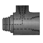 Thermocouple Fitting TC-5 for 1/2" NPT Air Heater Exit Nozzles
